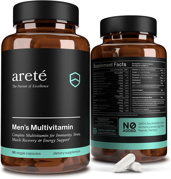 Natural Multivitamin for Men Health - 30+ High Potency Multi Vitamins A C E D B Complex, for Immune Support, Fertility Supplements, Prostate Health, Energy, Non-GMO, Vegetarian, Mens Multivitamin in Pakistan