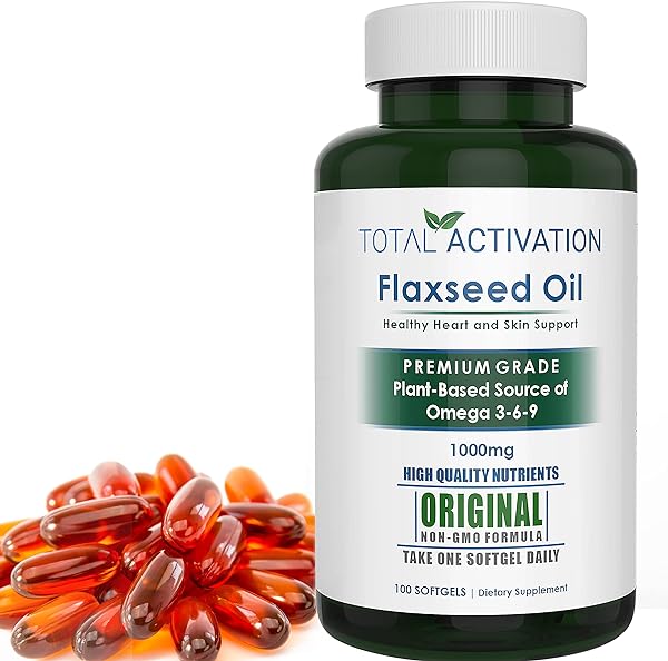 Organic Flaxseed Oil 1,000 mg Omega-3, Immune in Pakistan