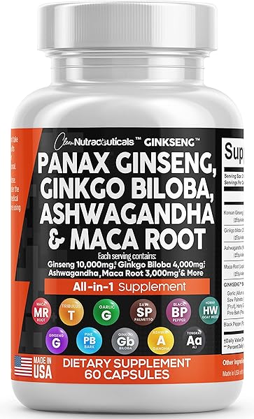 Panax Ginseng 10000mg Ginkgo Biloba 4000mg As in Pakistan