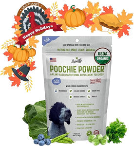 Snoutly's Organic Dog Supplement & Multivitamin - Poochie Powder - Vitamins & Minerals for Dogs, Nutritional & Digestion Support, Small, Medium & Large Dog Food, Raw Calcium, Human-Grade Superfoods in Pakistan