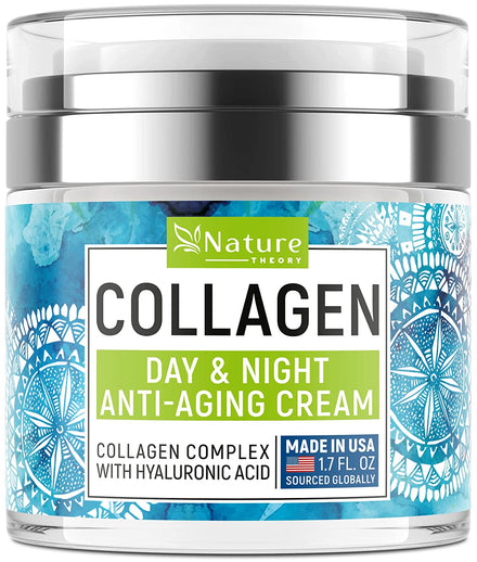 Face Moisturizer Collagen Cream, Anti Aging Night Cream with Retinol & Hyaluronic Acid Wrinkle Cream
