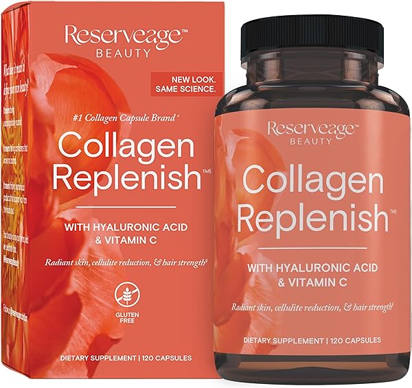 Reserveage Beauty, Collagen Replenish, Collagen Booster, Collagen Supplement for Skin Care and Hair Growth, Supports Natural Elastin Production, 120 (30 Servings) in Pakistan