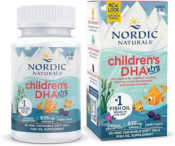 Children’s DHA Xtra, Berry Punch - 90 Mini  in Pakistan
