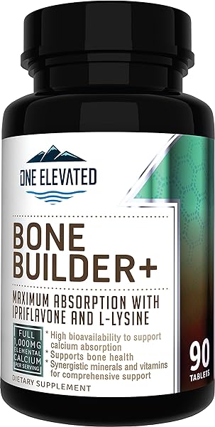 Comprehensive Bone Builder Calcium Supplement. Formulated with Highest Grade Calcium -Carbonate/Hydroxyapatite/Citrate, Magnesium, Zinc, D3. Works in Sync for Optimum Bone Health and Bone Strength. in Pakistan in Pakistan