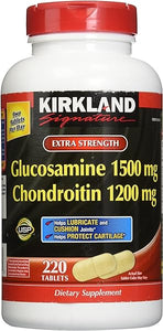 KIRKLAND Signature Extra Strength Glucosamine 1500 mg Chondroitin 1200 mg 220 Tablets in Pakistan