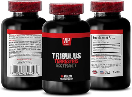 Tribulus Terrestris for Men - TRIBULUS TERRESTRIS FORMULA - Tribulus Terrestris Extract, bodybuilding supplements for muscle growth, muscle booster for man, pre workout pills for men 1 Bottle 90 Tabs in Pakistan