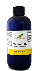 Vitamin B2 Supplement - Riboflavin Drops Liquid Extract - For Headache Relief, Natural Energy - Support For Hair, Skin, Nail Health,Collagen Production - Non-Alcoholic - 8 Fl.oz. in Pakistan