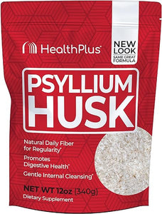 Health Plus Psyllium Husk - Weight Management - Detox, Natural Daily Fiber Powder (12-Ounces, 48 Servings) in Pakistan
