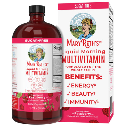 MaryRuth's 15oz Raspberry Liquid Multivitamin for Adults, Supplement in Pakistan