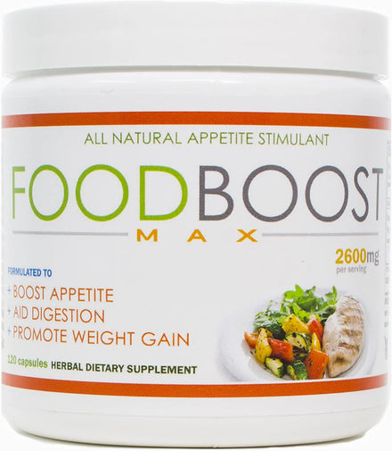 VH Nutrition | FoodBoost MAX | Appetite Stimulant for Men and Women | Natural Weight Gain Pills - 30 Day Supply - 120 Capsules