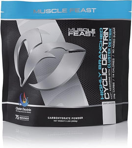 Muscle Feast Highly Branched Cyclic Dextrin Premium Pre-Workout or Post-Workout Supplement, Unflavored, 5lbs in Pakistan