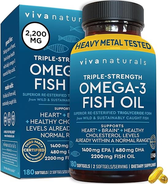 Triple Strength Omega 3 Fish Oil Supplement - in Pakistan