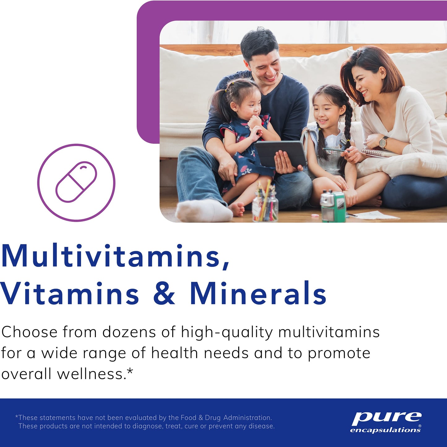 Pure Encapsulations Vitamin D3 125 mcg (5,000 IU) - Supplement to Support Bone, Joint, Breast, Heart, Colon, and Immune Health* - with Vitamin D - 120 Capsules