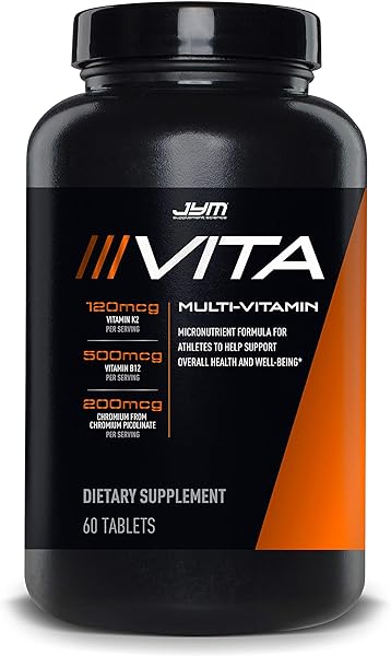 Vita JYM Sports Multivitamin & Mineral Support, Vitamin A, C, B6, B12, E, K, Boron, Biotin, Potassium | JYM Supplement Science | 60 Tablets in Pakistan