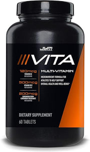 Vita JYM Sports Multivitamin & Mineral Support, Vitamin A, C, B6, B12, E, K, Boron, Biotin, Potassium | JYM Supplement Science | 60 Tablets in Pakistan
