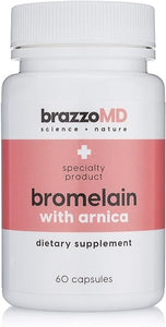 brazzoMD Bromelain with Arnica - Dietary Supplement - 60 Capsules in Pakistan