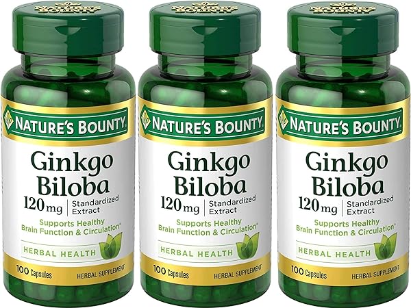 Nature's Bounty Ginkgo Biloba 120 mg 100 ea (Pack of 3) in Pakistan in Pakistan