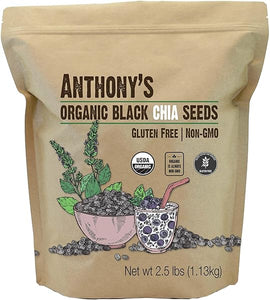 Anthony's Organic Chia Seed, 2.5 lb, Gluten Free, Vegan, Keto Friendly in Pakistan
