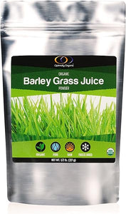 Optimally Organic Barley Grass Juice Powder - Freeze Dried - 1/2 Pound - Over 130 Servings - USA Grown - Raw & Bio-Active Supergreens - Vegan Health Supplement for Kids & Adults in Pakistan