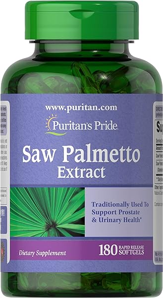 Puritan's Pride Saw Palmetto Extract, Supports Urinary Function and Promotes Prostate heatlh,Softget 180 Count in Pakistan in Pakistan