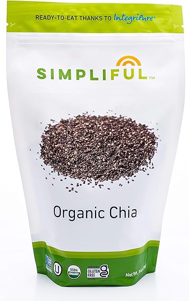 Simpliful™ Organic Whole Chia Black Seed, 1 in Pakistan