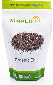 Simpliful™ Organic Whole Chia Black Seed, 14-oz – Ready-to-eat Thanks to IntegriPure® in Pakistan