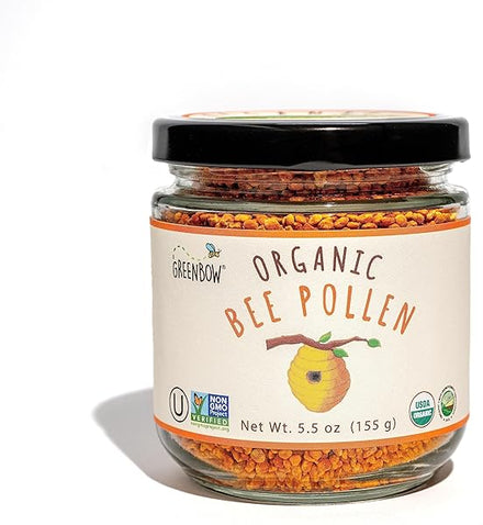 Bee Pollen - 100% USDA Certified, Non-GMO, Halal, Kosher - Pure & Natural Superfood With Proteins, Vitamins & Minerals - Gluten Free - 155g in Pakistan
