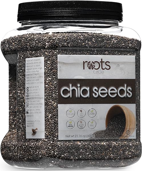 Roots Circle Non-GMO Chia Seeds | 1.3 Pound ( in Pakistan