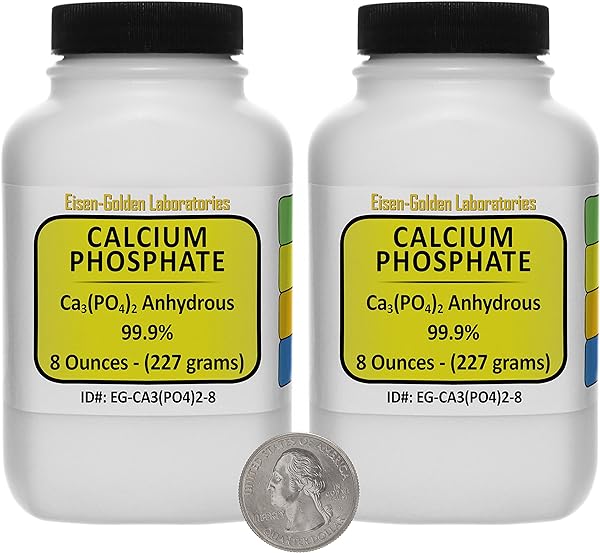 Calcium Phosphate [Ca3(PO4)2] 99.9% ACS Grade Powder 1 Lb in Two Space-Saver Bottles in Pakistan in Pakistan