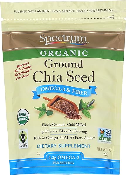 Spectrum Essentials Organic Ground Chia Seed, 10 Oz in Pakistan in Pakistan