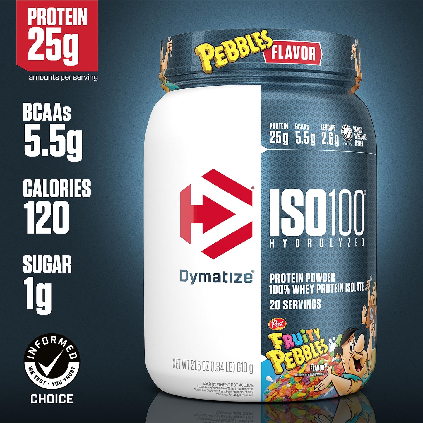 Dymatize ISO100 Hydrolyzed Protein Powder, 100% Whey Isolate, Supplement in Pakistan