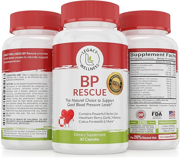 BP Rescue Blood Pressure Support Supplement - in Pakistan