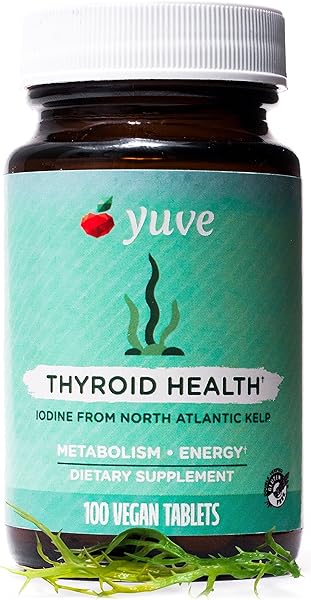 Thyroid Support for Women, Iodine Supplements for Thyroid, 225mg – Natural Metabolism & Energy, Organic Seaweed from North Atlantic Ocean, Plant-Based, Non-GMO - 100 Tablets in Pakistan in Pakistan