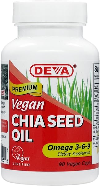 DEVA Vegan Vitamins Chia Seed Oil, Packed wit in Pakistan