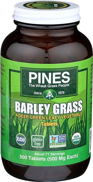 Pines Organic Barley Grass,500 mg,500 Count T in Pakistan