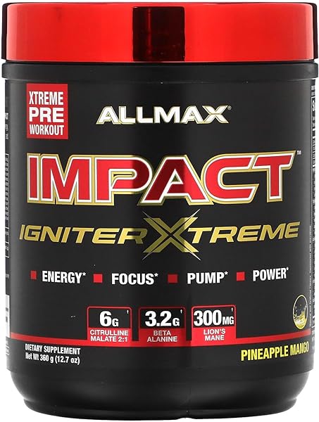 ALLMAX Impact IGNITER Xtreme, Pineapple Mango in Pakistan