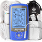 AUVON Rechargeable TENS Unit Muscle Stimulator Machine Pain Relief Electrode Pads