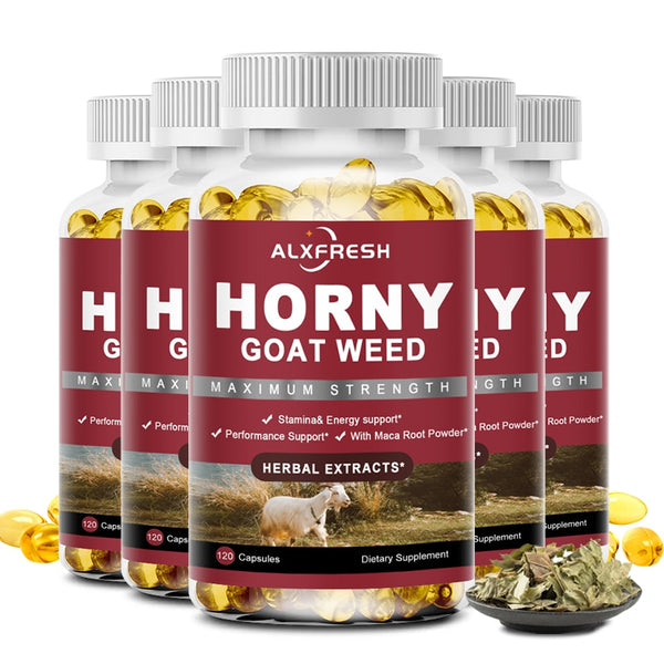 Alxfresh Epimedium Capsules - Healthy Endurance Energy Muscle Workout Supplement for Men Women Booster in Pakistan
