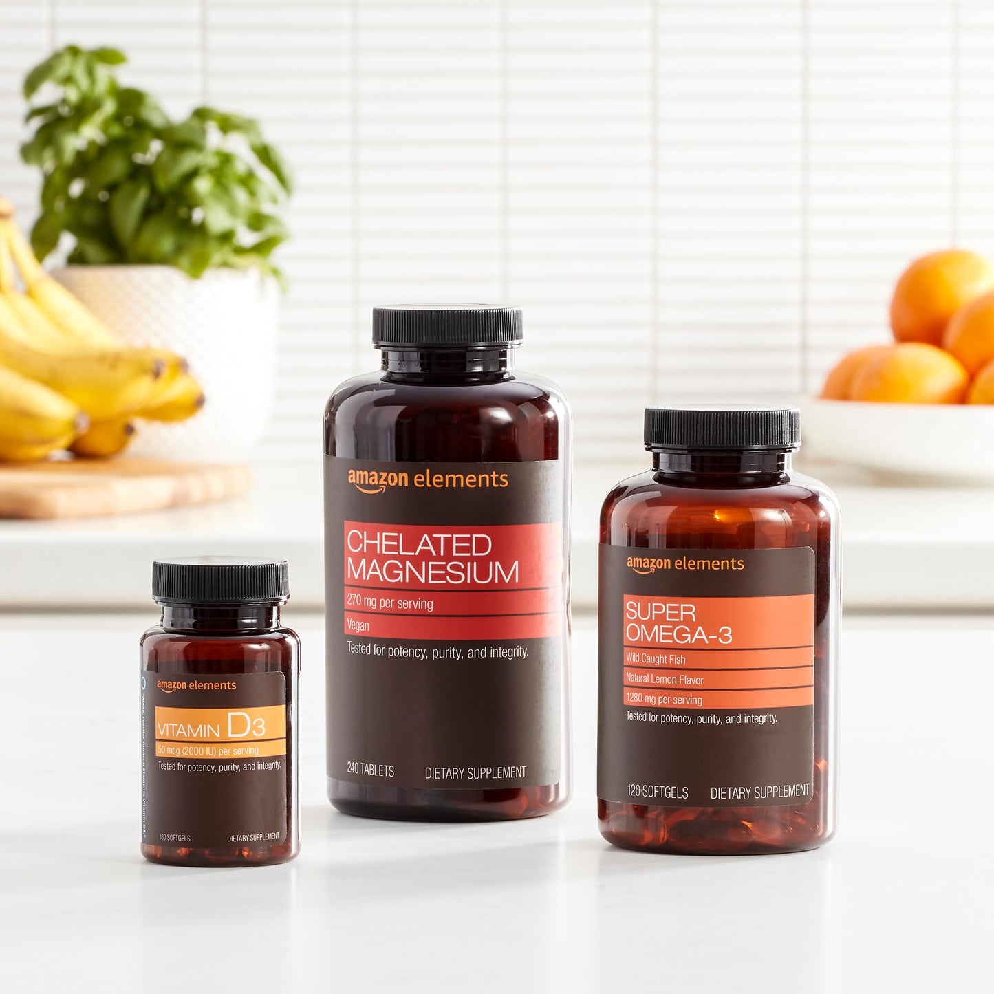 Amazon Elements Super Omega-3 with Natural Lemon Flavor, Supplement in Pakistan