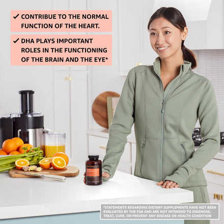 Amazon Elements Super Omega-3 with Natural Lemon Flavor, Supplement in Pakistan