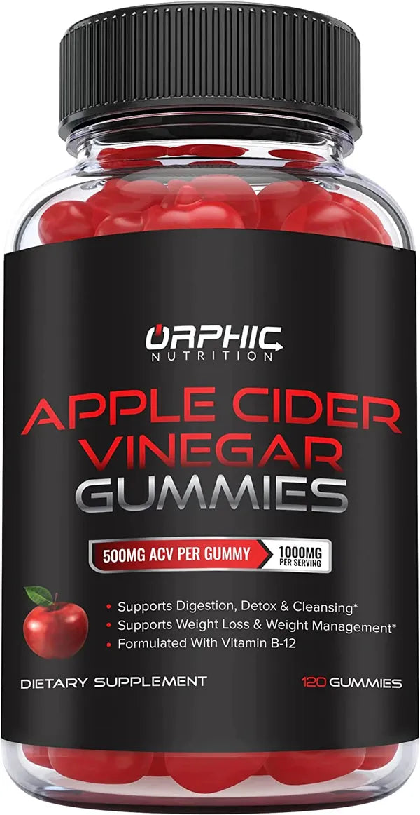 Apple Cider Vinegar Gummies - 1000mg -Formulated to Support Weight Loss Efforts, Normal Energy Levels & Gut Health* - Supports Digestion, Detox & Cleansing* - ACV Gummies W/ VIT B12, Beetroot