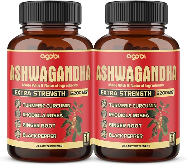 2 Packs - 60 Capsules Ashwagandha Capsules -  in Pakistan