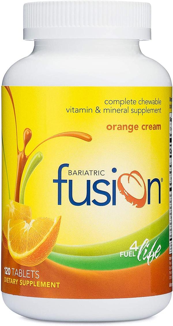 Bariatric Fusion Mixed Berry Complete Chewable Bariatric Multivitamin with Iron for Bariatric Surgery Patients Including Gastric Bypass and Sleeve Gastrectomy - 120 Tablets