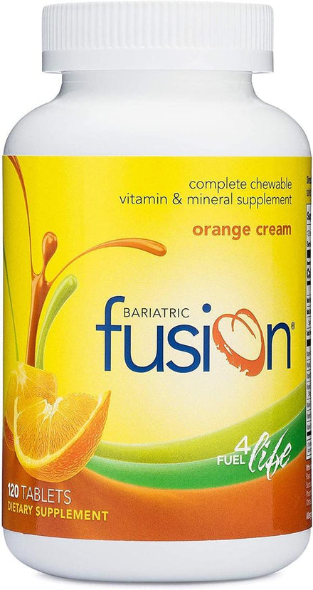 Bariatric Fusion Mixed Berry Complete Chewable Bariatric Multivitamin with Iron for Bariatric Surgery Patients Including Gastric Bypass and Sleeve Gastrectomy - 120 Tablets