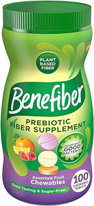 Benefiber Chewable Prebiotic Fiber Supplement Tablets for Digestive Health, Assorted Fruit Flavors - 100 Count in Pakistan