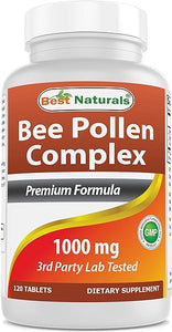 Best Naturals Bee Pollen Complex 1000 mg 120 Tablets in Pakistan
