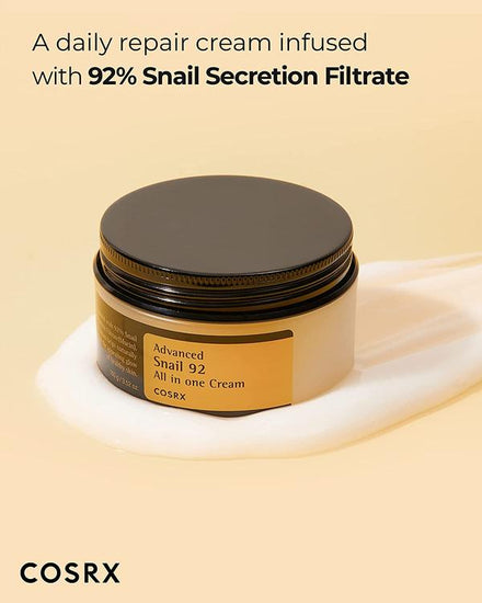 COSRX Snail Mucin Repair Cream Daily Face Gel Moisturizer Acne-prone Skincare