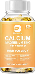 Calcium Magnesium Zinc Supplements, 120 Count (Pack of 1) in Pakistan