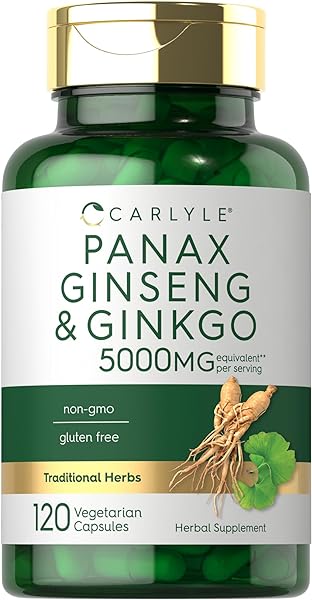 Carlyle Panax Ginseng + Ginkgo Biloba | 120 V in Pakistan