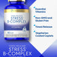 Carlyle Stress B Complex Vitamin Supplement | 180 Caplets | with Vitamin C | Non-GMO and Gluten Free